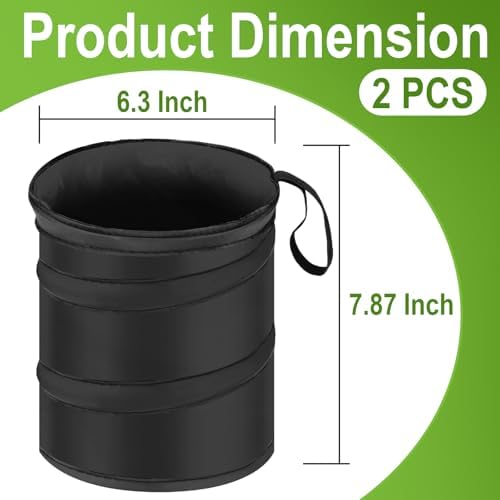 2 PCS Car Collapsible Trash Can, Collapsible Pop-up Car Garbages Can - Image 3