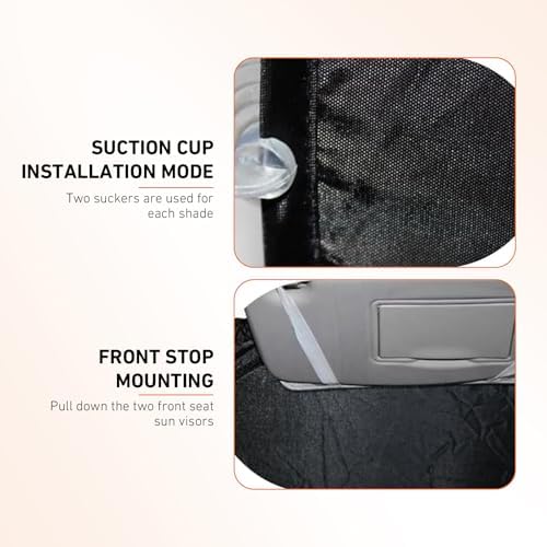 6 PCS Car Windshield Sunshades, Reflective Sun & Heat Insulation Shield Kit - Image 6