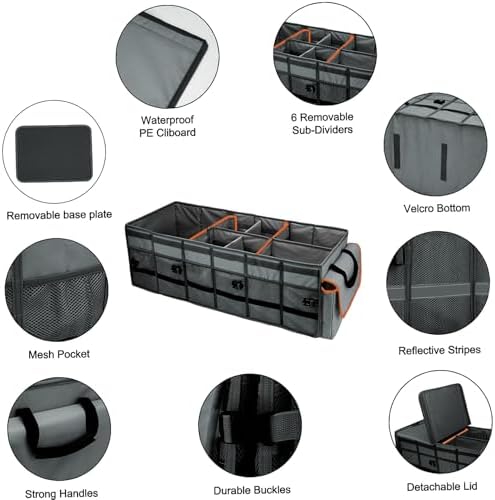 GDNasist Car Trunk Organizer and Storage - Image 6