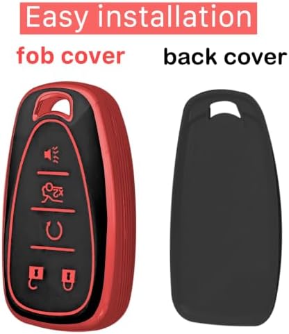 for Chevy Key Fob Cover with Keychain - Image 4