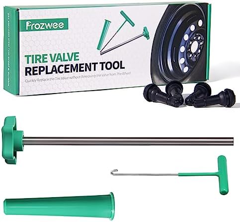 Valve Stem Quick Removal Tool Kit, Non-Dismount Tire Replacement by Prozwee