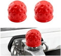 2PCS 2 Inch Trailer Hitch Ball Cover Tow Ball Protector Red by Unknown