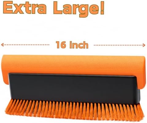 16" Large Snow Brush for Car Windshield, Non-Scratch Snow Scraper, Snow Remover - Image 4