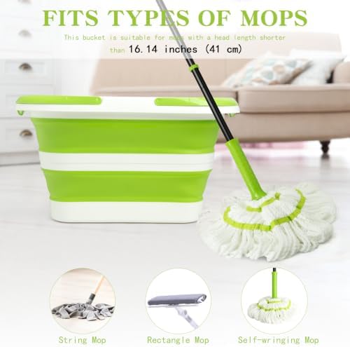 Large Collapsible Bucket for Cleaning, 4.2 Gallon/16L - Image 4