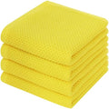 Kitinjoy 100% Cotton Waffle 4-Pack Kitchen Towels by Kitinjoy