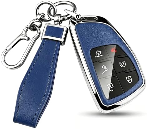 for Chevy Key Fob Cover PU Leather by HEKBRYN