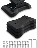 HOXWELL RV Stabilizer Jack Pads 4 Pack, Heavy Duty Solid Rubber Scissor Jack by HOXWELL