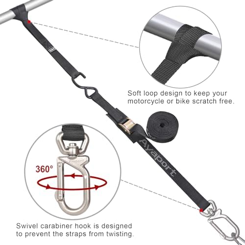 Ayaport Cam Buckle Tie Down Straps 10 feet - Image 3