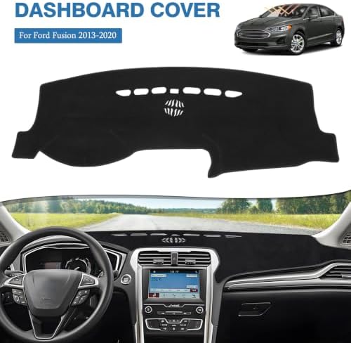 FIILINES Dash Cover Fit for 2013-2020 Ford Fusion Dash Mat for Fusion - Image 2