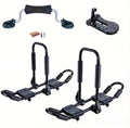IKURAM R Iron Kayak Roof Rack Folding J-Style Universal 4-in-1-Black by IKURAMR