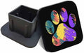 Swono 2inch Trailer Hitch Tube Cover Hand-Painted Colorful Paw Prints Rubber by Swono