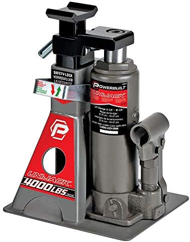 Powerbuilt 2 Ton UniJack Combination Hydraulic Bottle Jack / Jackstand in 1 Unit by PowerbuiltTools