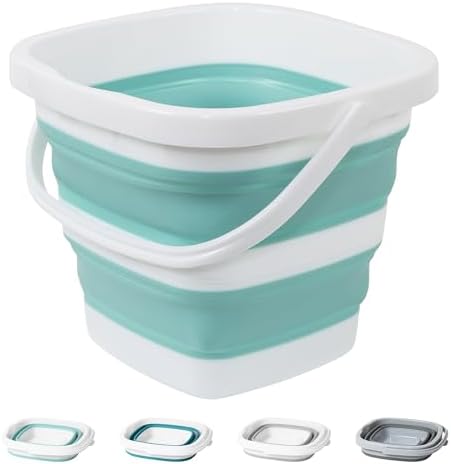 Collapsible Bucket, 1.32 Gallon 5L Small Mop Bucket by Tiawudi