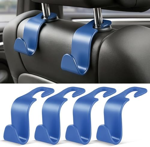 SINGARO 4 Pack Car Seat Headrest Hooks, Vehicle Back Seat Hanger Storage by SINGARO