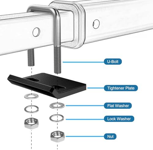 Hitch Tightener Anti Rattle Clamp, Heavy Duty Hitch Stabilizer - Image 3