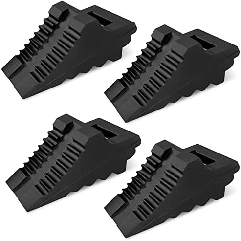 ROBLOCK Solid Rubber Wheel Chocks Heavy Duty Trailer Chock, G.V.W. Up to 8T by ROBLOCK
