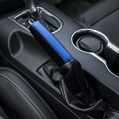Black Blue Handbrake Cover Compatible - Image 5