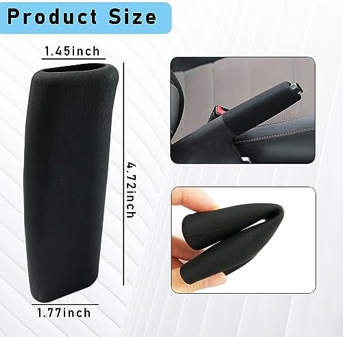 Ziciner Car Handbrake Cover, Elastic Anti-Slip Silicone Auto Shifter Protector - Image 2