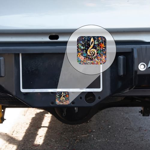 Hitch Cover Fits for 2-Inch Hitch, Treble Clef Adorned - Image 5