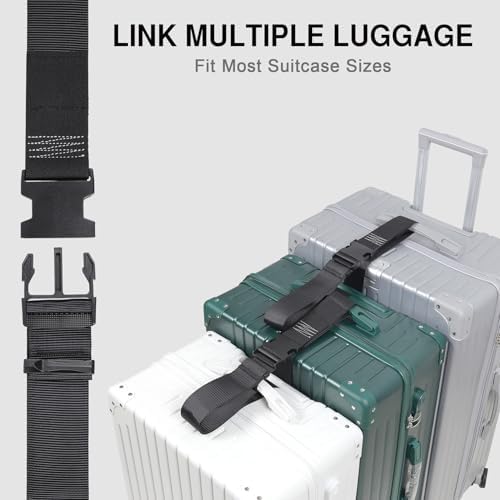 Luggage Straps, Stretchable Luggage Connector Straps - Image 3