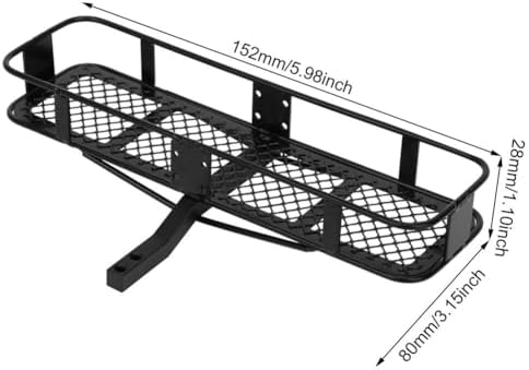 1/10 RC Crawler Back Hitch Cargo Carrier Luggage Basket, 2.2lb Capacity - Image 5