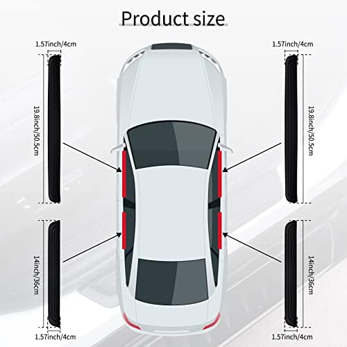 SINGARO Car Door Threshold Protection, Door Width 19.8x1.57inch Car/SUV - Image 2