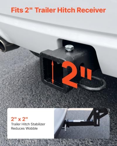 VEVOR Hitch Mount Cargo Carrier on Wheels, 36.2" x 21.3" x 11.8", 2-in-1 - Image 4