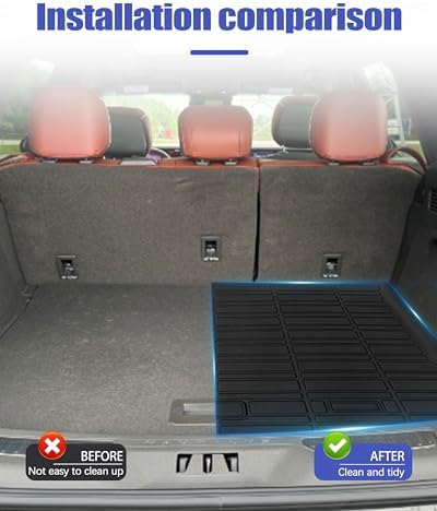 Trunk Mat for Lincoln Nautilus Accessories 2024 2025 2026 All Weather Cargo - Image 2