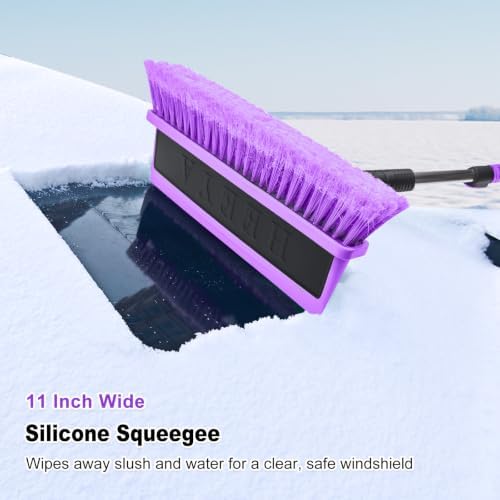HEEYA 48 Inch Snow Brush with Squeegee and Ice Scraper - Image 5