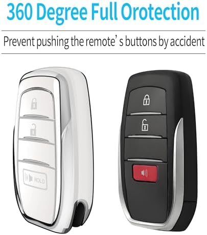 Tukellen for Toyota Key Fob Cover TPU Soft Protective Case for 2022-2026 - Image 4