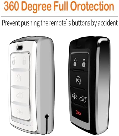 for Jeep Key Fob Cover with Keychain Soft Full Protection Key Shell Compatible - Image 4