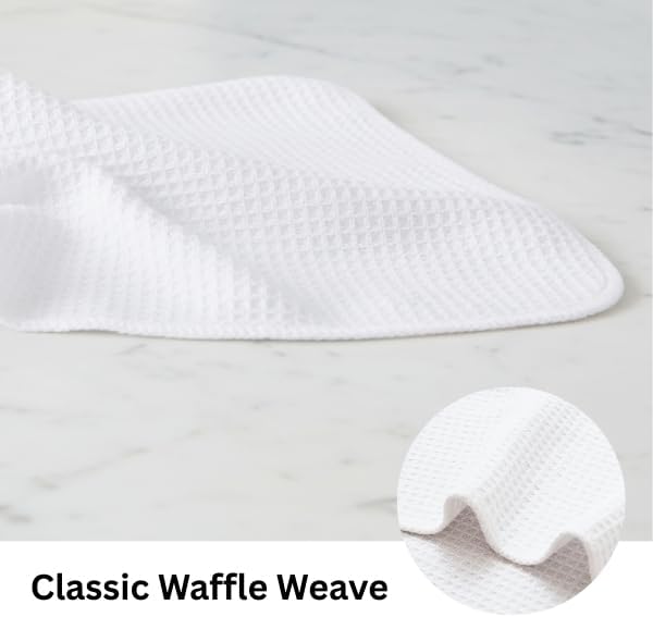 PurpleEssences Solid Kitchen Cloths, Dish Cloth 12x12 Set of 8 - Image 3