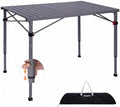 KingCamp 265lbs Adjustable Camping Table Foldable, Aluminum Camp Table by KingCamp