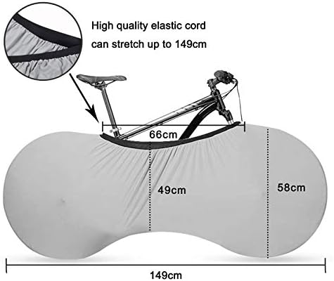 Bike Wheel Cover Indoor Dust-Proof and High Elasticity Bicycle Wheel Bag - Image 2