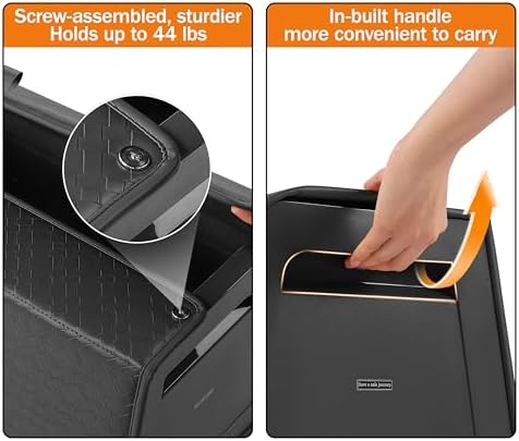 Trunk Organizer for suv, car storage organizer, lid Box, PU Leather & PP - Image 6