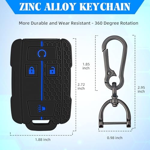 QBUC 2PCS for Chevrolet Key Fob Cover - Image 5