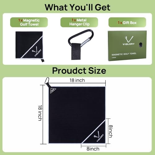 Magnetic Golf Towel 18"x18" - Image 6