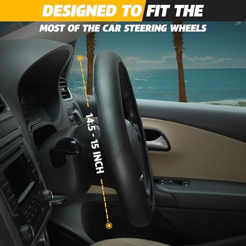EcoNour Car Steering Wheel Cover - Image 2