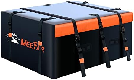 Car Roof Bag Rooftop Cargo Carrier Bag Waterproof 21 Cubic Feet roof Cargo by MeeFar