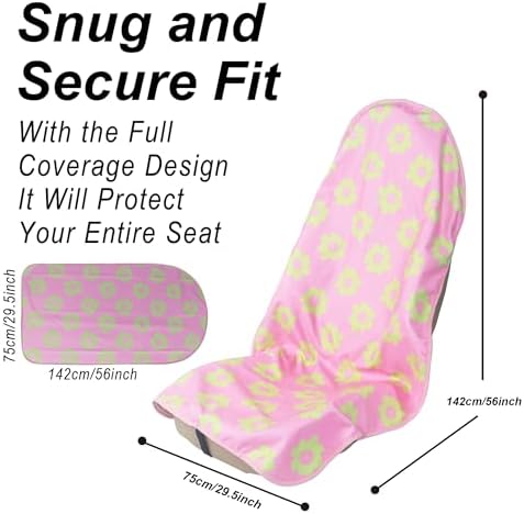 Car Seat Cover Protector Front Seats, - Image 3
