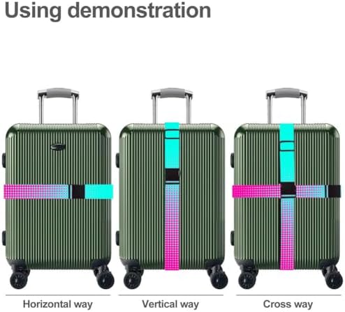 Luggage Straps for Suitcases TSA Approved Easy Pack Organized Suitcase Strap - Image 6