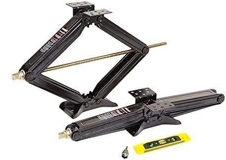 ROCKMAN RV Trailer Stabilizer Scissor Jacks 24" 5000lbs Set2 by ROCKMAN