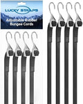 Lucky Straps 36 Inch Adjustable Rubber Bungee Cords, 8 Pack by LuckyStraps