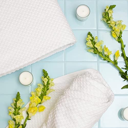 COTTON CRAFT Euro Spa Waffle Weave Bath Sheet - Image 5