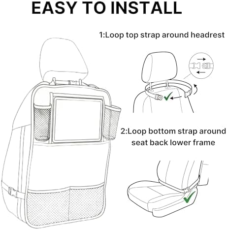 Backseat Car Organizer for Kids, Car Seat Organizer - Image 6