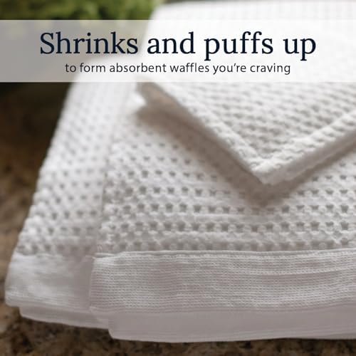 GILDEN TREE Waffle Bath Sheet Quick Dry Towel, Thin Luxury Bath Towels - Image 3