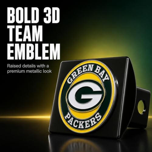 Green Bay Packers Trailer Hitch Cover - Image 2