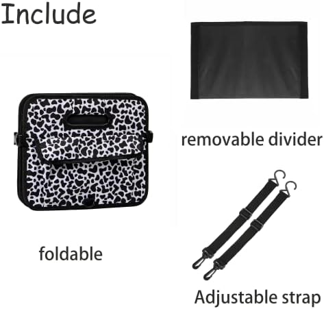 AOKJOY Car Trunk Organizer Car Storage Organizer Collapsible Multi Compartment - Image 4