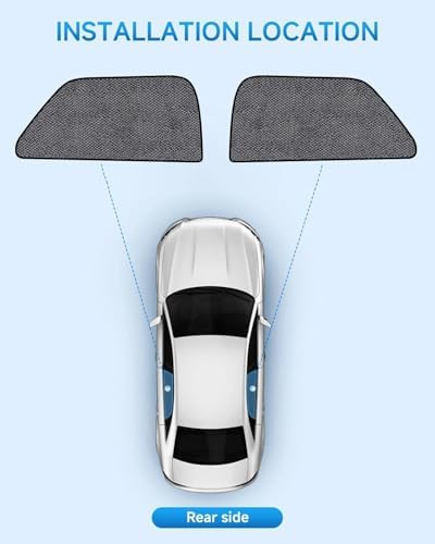Car Window Shades for Ford Explorer, UV & Heat Blocker, Privacy Protection for - Image 2