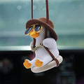 Cool Swinging Duck Car Hanging Ornament, Pendant Interior Rearview Mirror by XYNorth